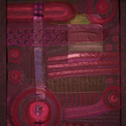 Mixed media on canvas