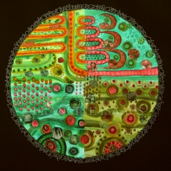 Mixed media on paper