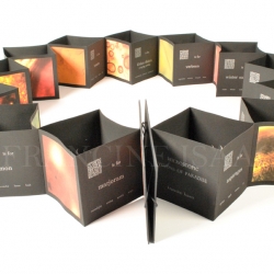 Double accordion alphabet book