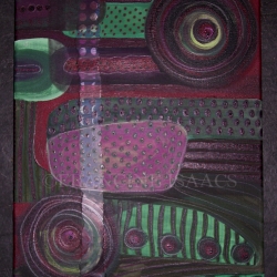 Mixed media on canvas